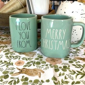 Rae Dunn Christmas Mug Set